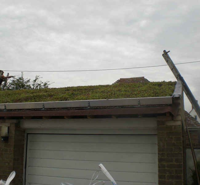 green roof garage