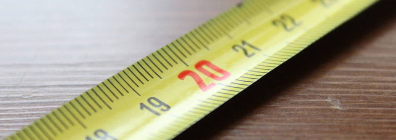 tape to measure your garden for turf